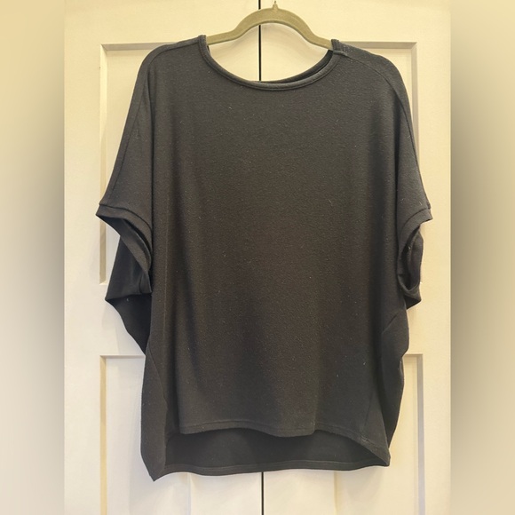 Michael Stars Verna Dolman Sleeve Knit Top Black Women’s Medium - Picture 2 of 4